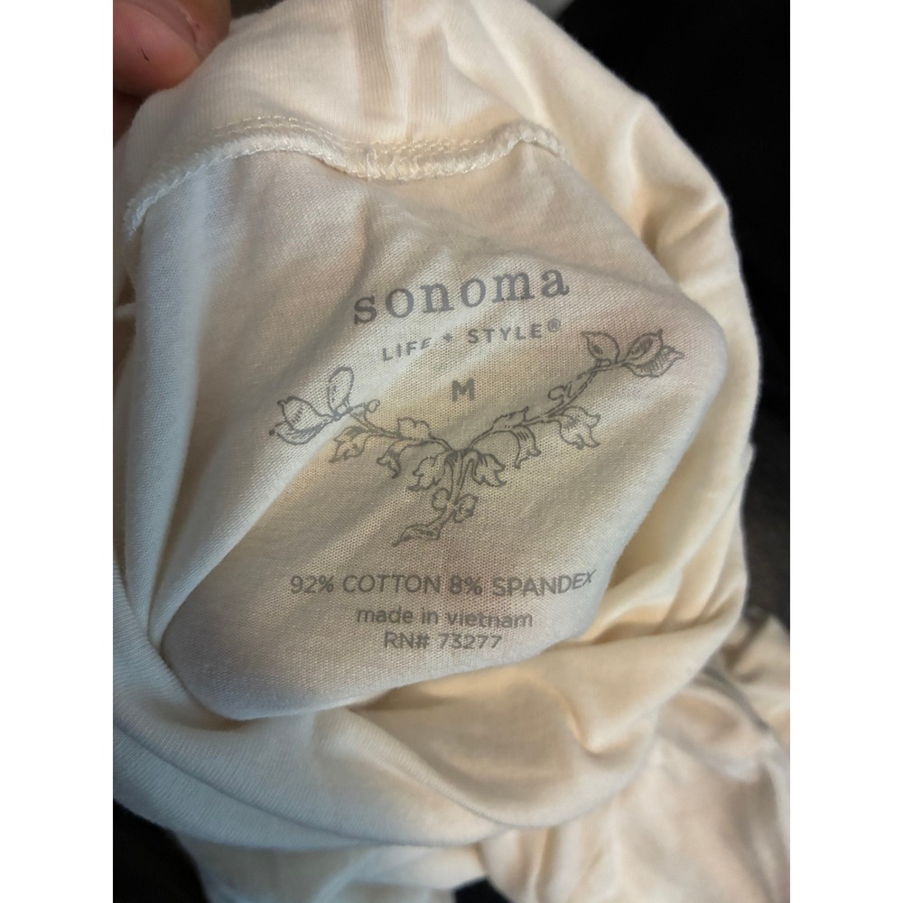 Turtleneck White Sonoma Blouse - Picture 2 of 2